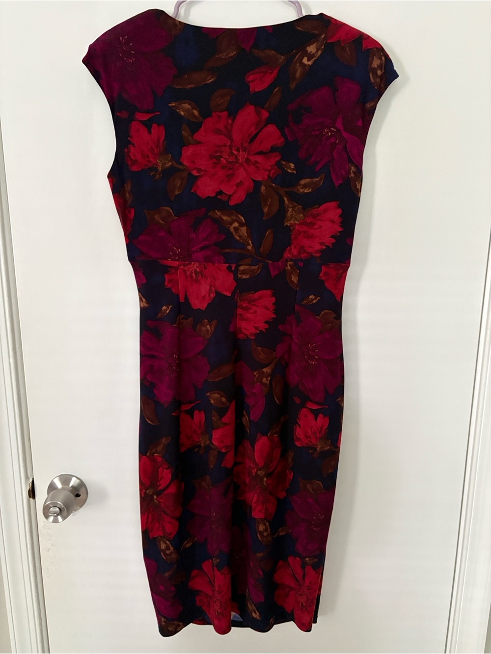 Lauren Ralph Lauren Red Floral Midi Dress - Picture 5 of 12